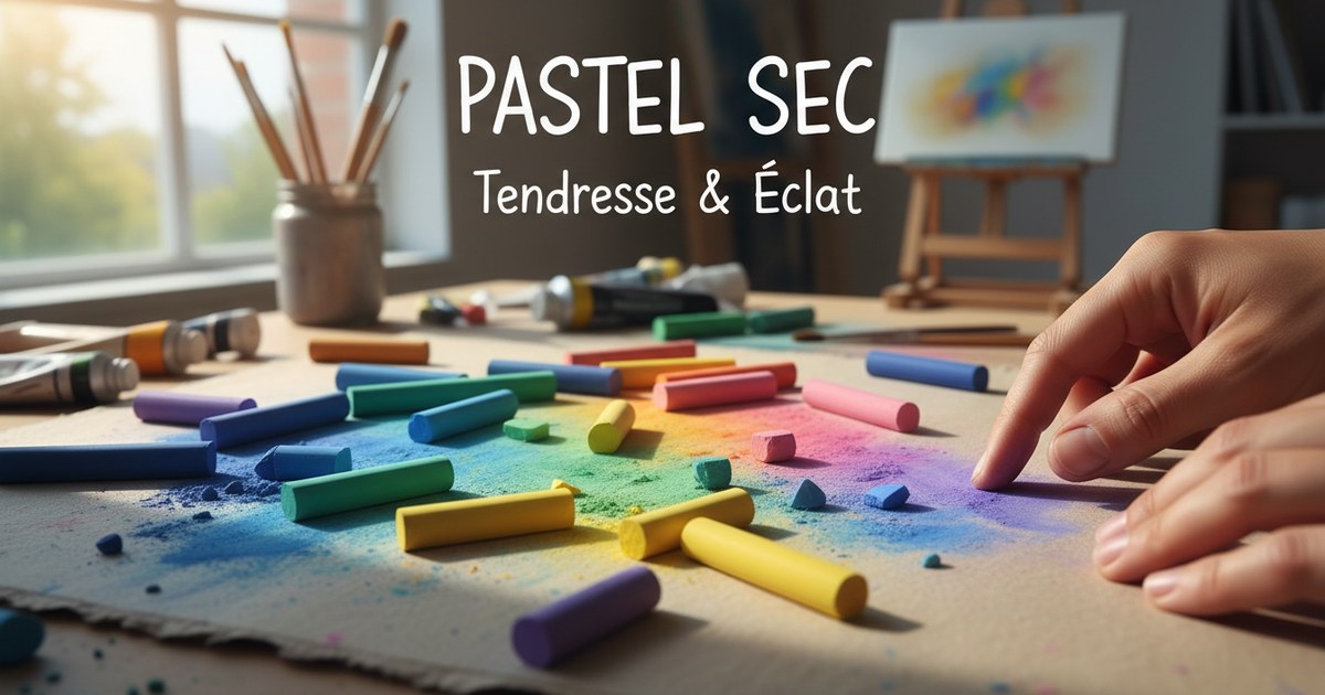 Le pastel sec : un médium tendre aux couleurs vibrantes